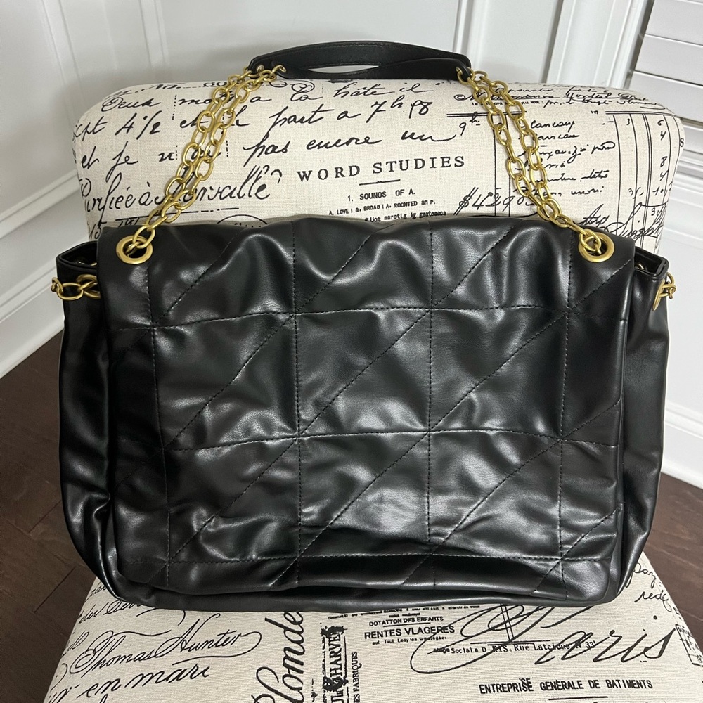 Quilted Chain Hobo Bag